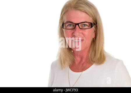 Attractive woman in her late 40s, forties. Stock Photo