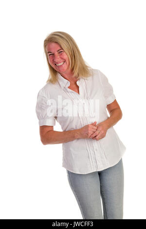 Attractive woman in her late 40s, forties. Stock Photo