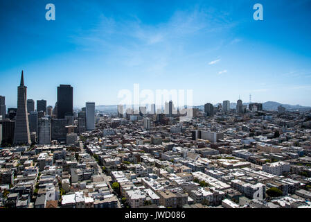 Aerial Landscape View of Bay Stock Photo