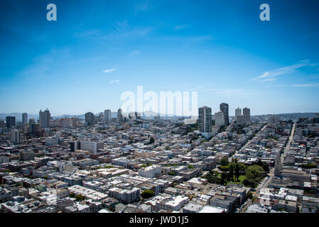 Aerial Landscape View of Bay Stock Photo