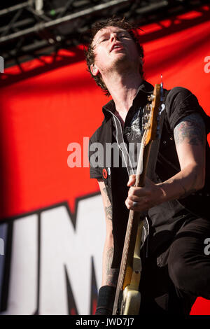 Monza, Italy 17th of June 2017 Sum 41 performs live at I-Days Festival, Autodromo di Monza. © Davide Merli / Alamy Live News Stock Photo