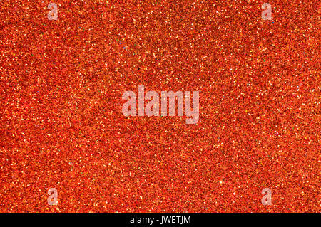 Sparkly Orange Glitter Background Texture Stock Photo