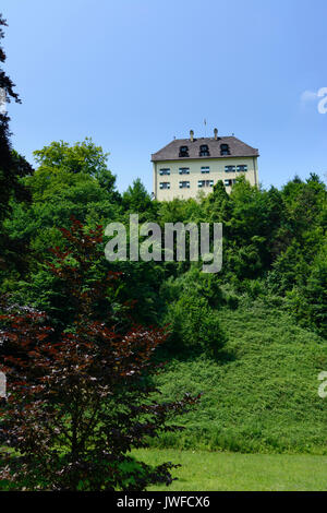 castle Schloss Glanegg, Grödig, Flachgau, Salzburg, Austria Stock Photo