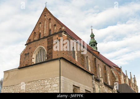 Church of St. Augustine monastery in Krakow, Poland Stock Photo