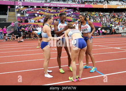 Great Britain's Zoey Clark, Laviai Nielsen, Perri Shakes-Drayton And ...