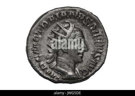 Roman silver coins, denarius Stock Photo
