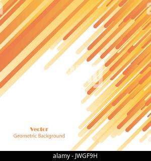 Yellow lines abstract vector background Stock Vector