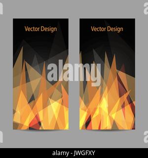 Set of vertical banners Stock Vector
