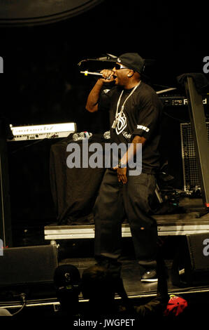 Rapper Young Jeezy performs America's Most Wanted Tour Gibson Amphitheatre Los Angeles. Stock Photo