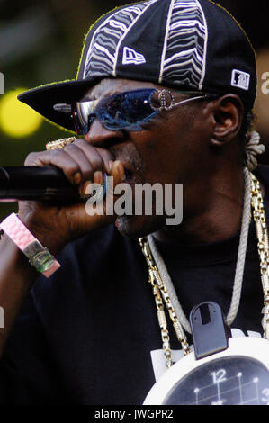 Flavor Flav Public Enemy performs 2007 Rock Bells Festival San Bernardino,CA Stock Photo