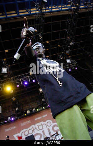 Flavor Flav Public Enemy performs 2007 Rock Bells Festival San Bernardino,CA Stock Photo