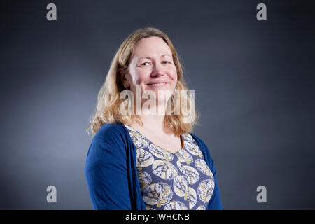 Edinburgh, UK. 12th Aug, 2017. Helen Sedgwick, writer and former research physicist, appearing at the Edinburgh International Book Festival. Credit: GARY DOAK/Alamy Live News Stock Photo