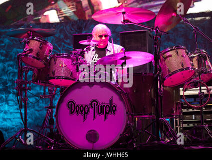 Las Vegas, NV, USA. 12th Aug, 2017. ***HOUSE COVERAGE*** Deep Purple at The Chelsea at The Cosmopolitan of Las Vegas in Las Vegas, NV on August 12, 2017. Credit: Erik Kabik Photography/Media Punch/Alamy Live News Stock Photo