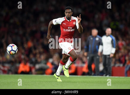 DANNY WELBECK OF ARSENAL ARSENAL V LEICESTER CITY EMIRATES STADIUM LONDON ENGLAND 11 August 2017 Stock Photo