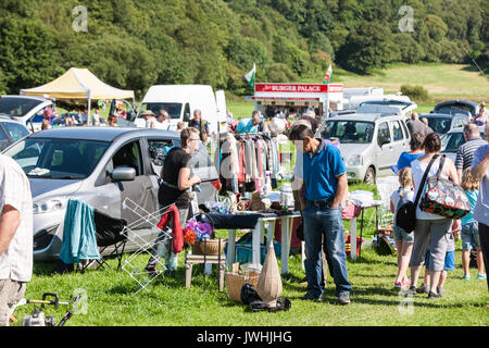 Tre'r-ddol village,Ceredigion, Wales, UK. 13th August, 2017. Sunday ...