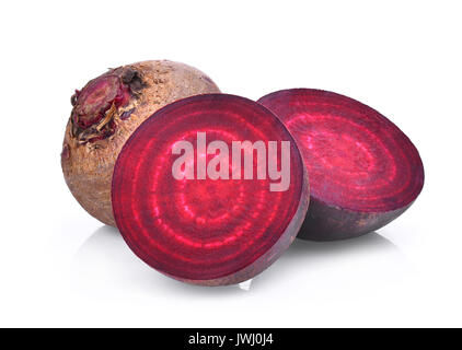 fresh beetroot isolated on white background Stock Photo