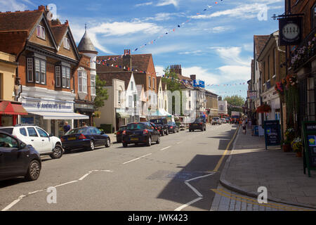 Ware high street, Ware, Hertfordshire , England Stock Photo