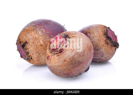 fresh beetroot isolated on white background Stock Photo