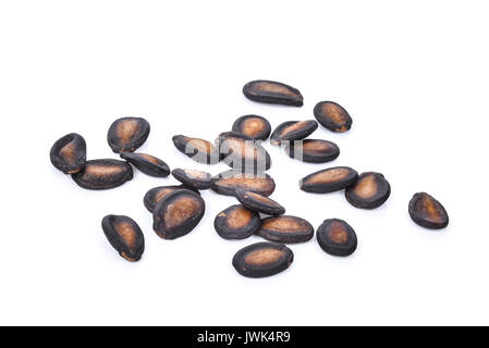 dried watermelon seeds isolated on white background Stock Photo