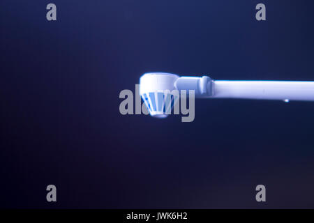 Dental water spray cleaner for interdental hygiene. Stock Photo