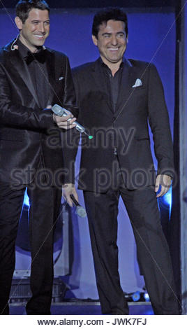 Il Divo singer Sebastien Izambard with his wife Renee Stock Photo ...