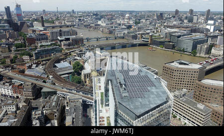 View from the Shard, London UK Stock Photo