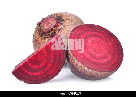 fresh beetroot isolated on white background Stock Photo