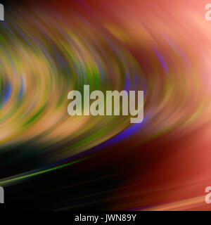 Multicolored blurred curved lines. Stock Photo