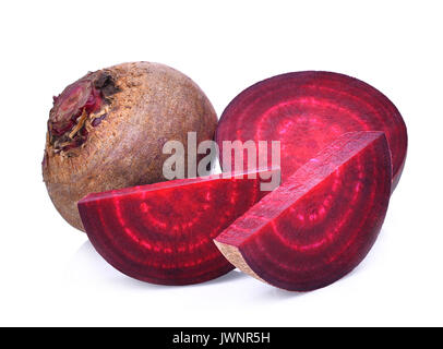 fresh beetroot isolated on white background Stock Photo