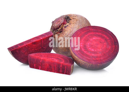 fresh beetroot isolated on white background Stock Photo