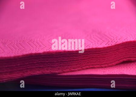 colorful and abstract tissue napkins, paper napkins Stock Photo