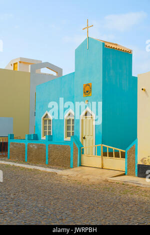 Church in Palmeira, Cape Verde, Sal Stock Photo