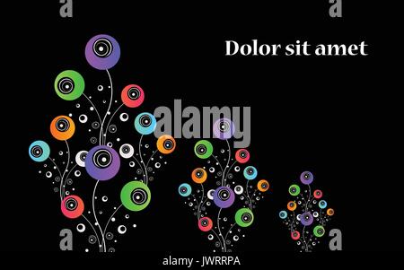 Floral design, stylized flowers Stock Vector Image & Art - Alamy