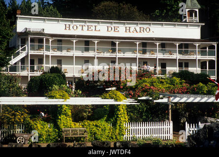 Hotel de Haro, Roche Harbor, Washington Stock Photo