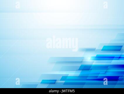 Abstract rectangles motion technology digital hi tech concept background Stock Vector