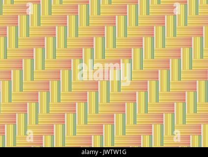 Bamboo weave seamless background Stock Vector