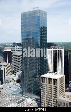 Aerial view of the Calgary downtown skyline at Canada Stock Photo - Alamy