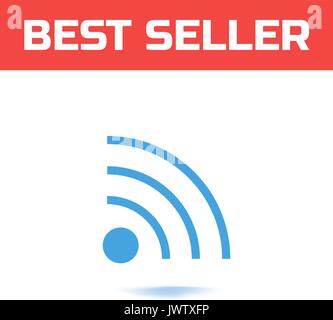 Wi-Fi Icon. The Symbol for your web site design or logo or user interface Stock Vector