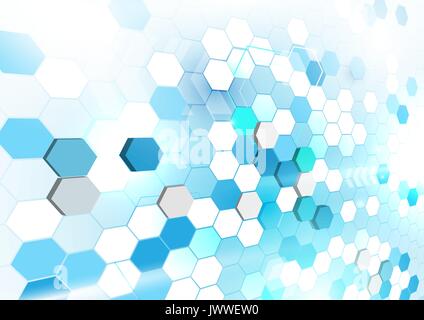 Abstract geometric shape technology digital hi tech concept background Stock Vector