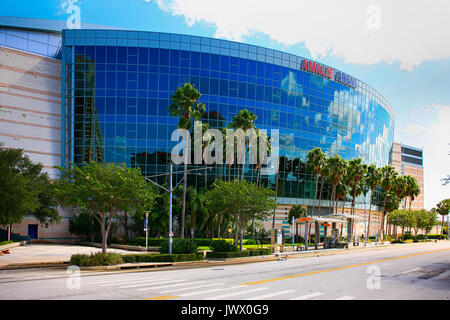 Amalie Arena sports stadium in downtown Tampa FL, USA Stock Photo