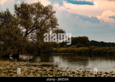 Beautiful lanscape Teufelsmoor near Bremen - Gemany Stock Photo