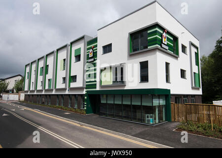 Ronald McDonald House Charities building at Heath Hospital in Cardiff, Wales, UK. Stock Photo