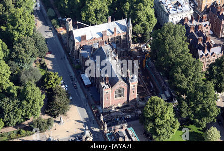 aerial view of Lincoln's Inn Field, London WC2A, UK Stock Photo