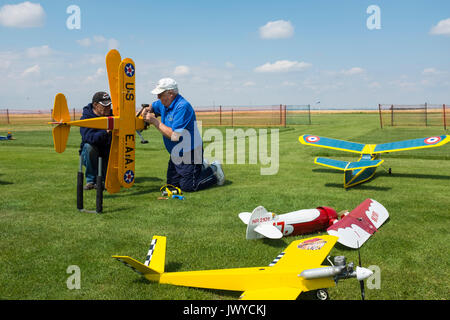 radio controlled aircraft Stock Photo
