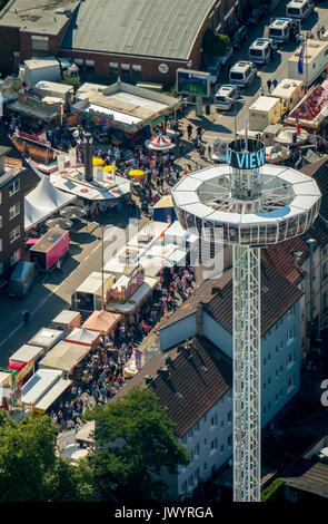 582. Cranger fair, fairground carousel, roller coaster, Ferris wheel, observation tower, rides, fair attractions, festival, audience chains karussel,  Stock Photo