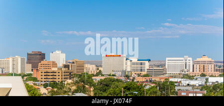 Downtown Albuquerque skyline in Albuquerque, New Mexico. Stock Photo