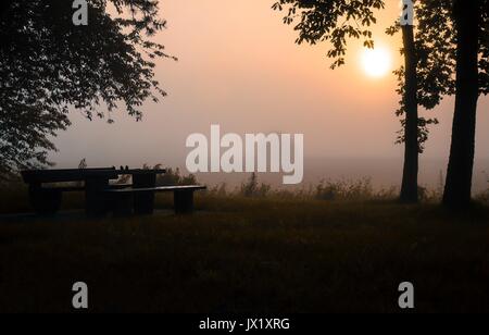 Beautiful lanscape Teufelsmoor near Bremen - Gemany Stock Photo