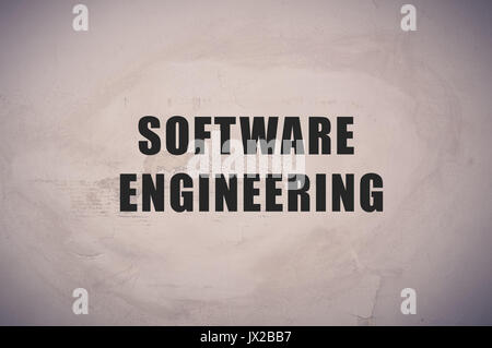 software engineering, technology concept background Stock Photo