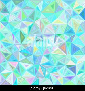 Light irregular triangle mosaic tile background Stock Vector