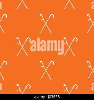 Walking cane pattern seamless Stock Vector